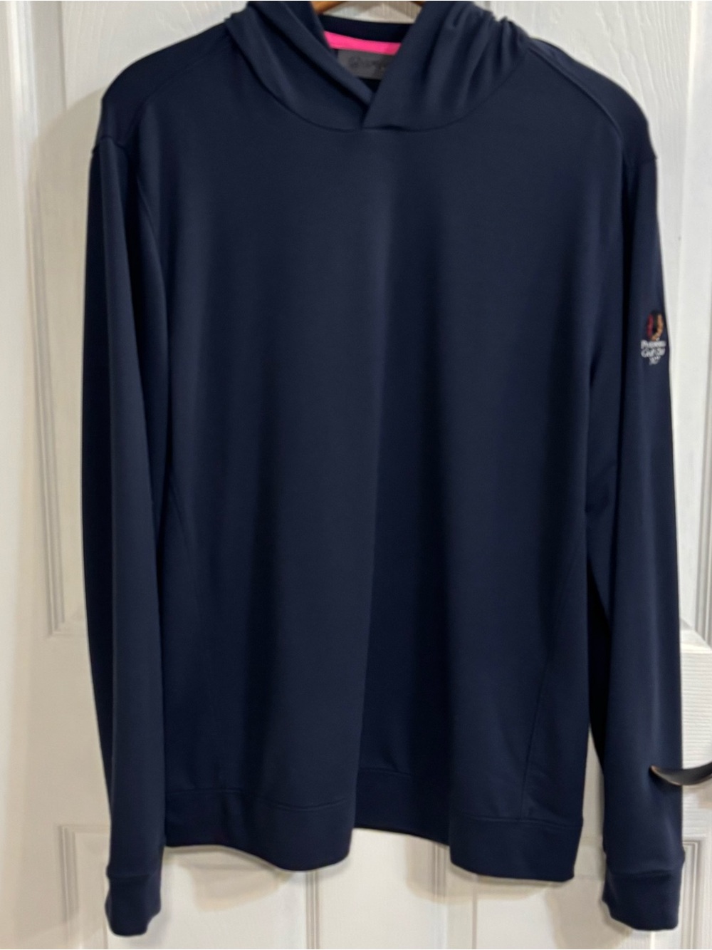 G/FORE All Play Hoodie Men’s M Navy Potowomut Golf Club 1927 GMM00072